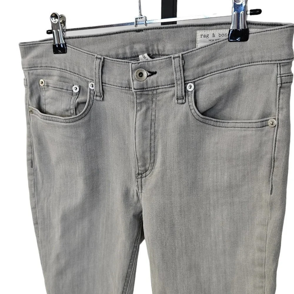 Rag & Bone Women's Ankle Skinny Jeans Size 29 Burmese Gray Wash - Picture 6 of 10